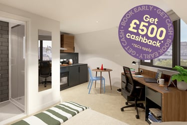 Deluxe Studio at Croft Court, 16 Stokes Croft, St Paul's, Bristol, BS13PR - Image 1
